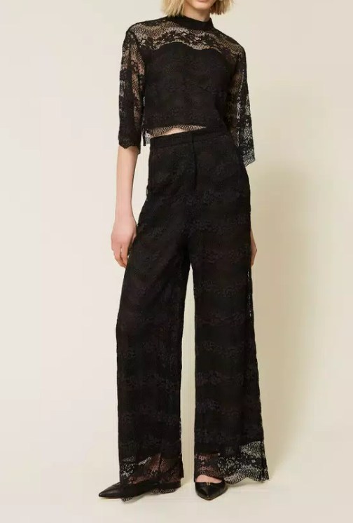 MACRAME' LACE PANTS 