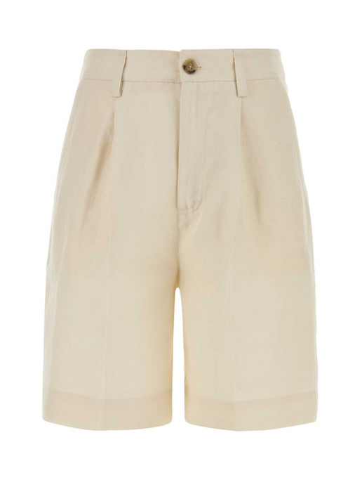 LYOCELL LINEN SHORTS 