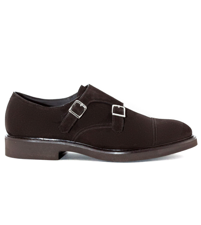 DOUBLE BUCKLE CAP TOE
