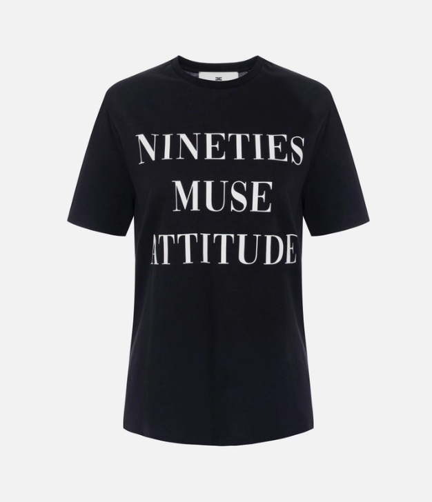 T-SHIRT WITH LETTERING