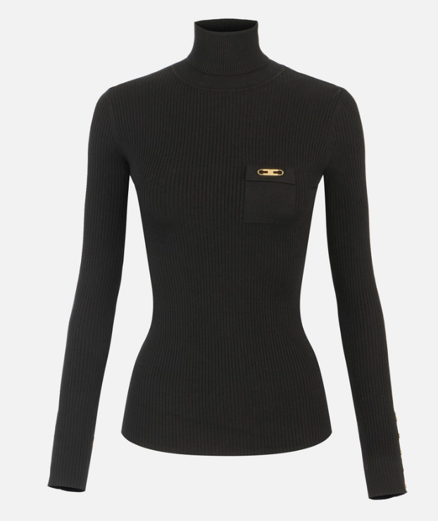 MAGLIA DOLCEVITA CON TASCHINO