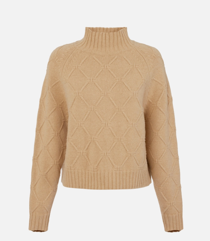 PULLOVER CON LOSANGHE JACQUARD