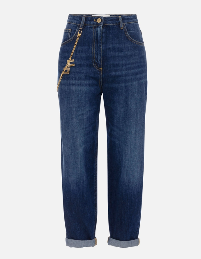 JEANS CON CATENA GIOIELLO
