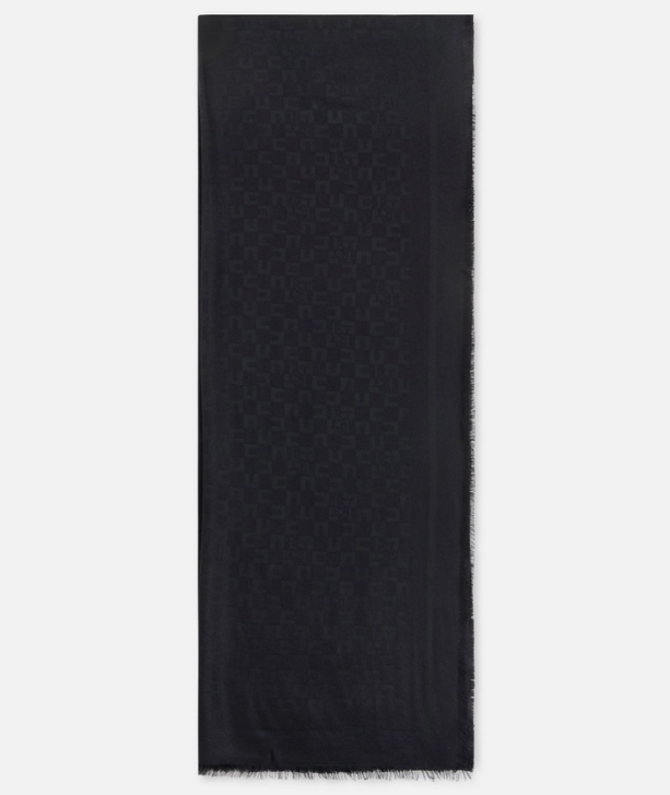 SCARF WITH LOGO PATTERN