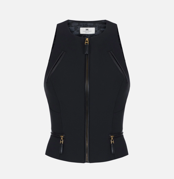 TOP CON DETTAGLI ZIP