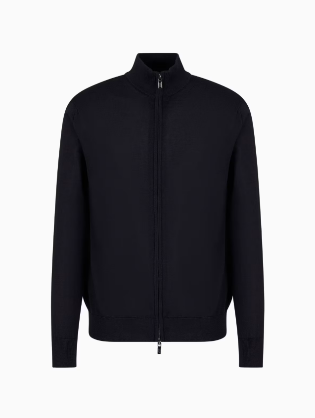 CARDIGAN FULL ZIP EMPORIO ARMANI 0920 BLU NAVY