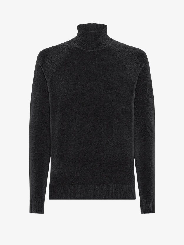 VELVET TURTLENECK KNIT