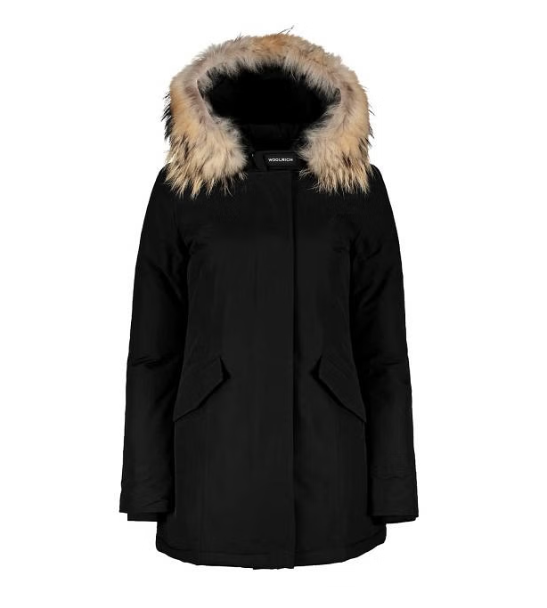 ARCTIC RACCOON PARKA WOOLRICH CFWWOU0538FRUT0001 BLK BLACK
