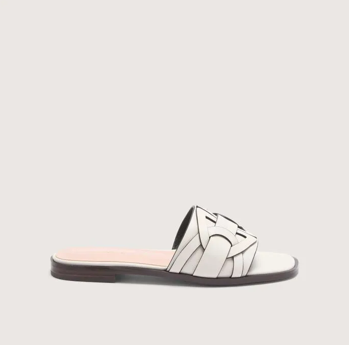 MONOGRAM SLICE COWHIDE