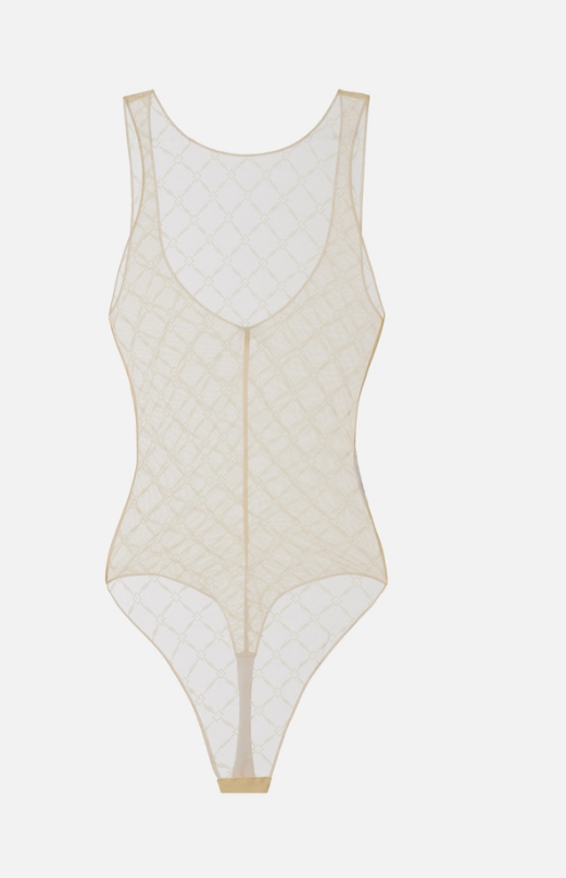 BODY IN TULLE A LOSANGHE