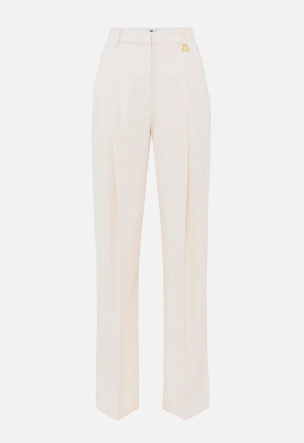 PANTALONE CON IMPUNTURE A CONTRASTO