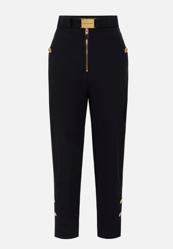 PANTALONI IN VELA TECNICA CON CINTURA