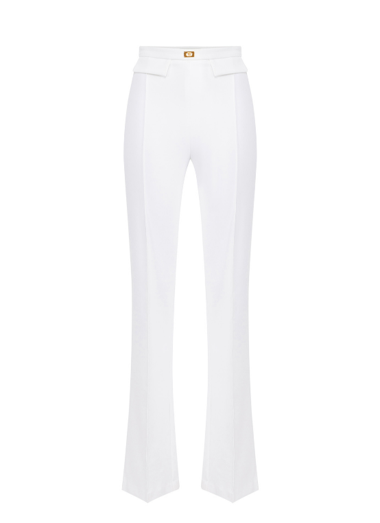 PANTALONI CON PLACCA LOGO