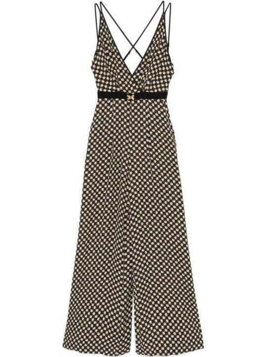 TUTA CON STAMPA A ROMBI