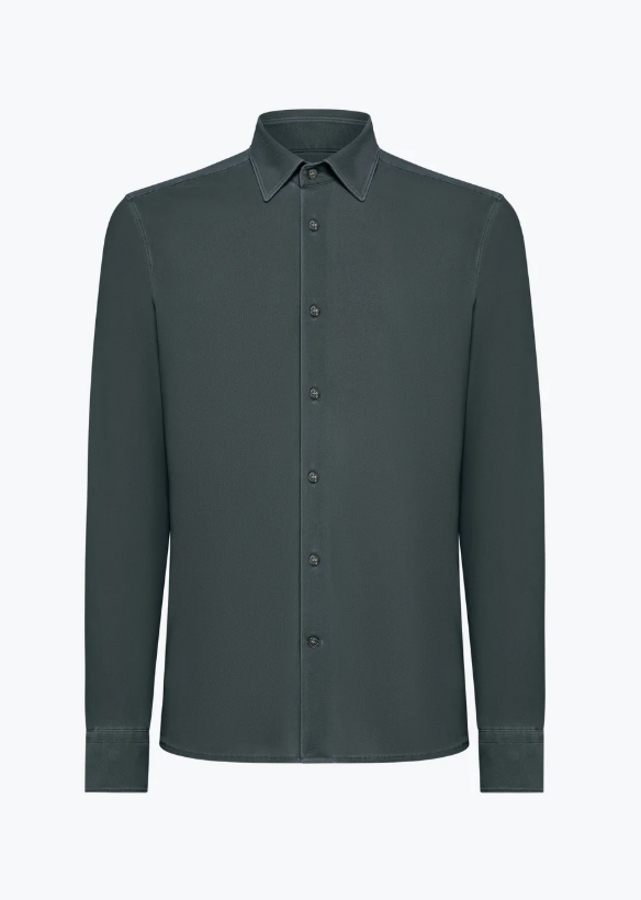 TECHNO WASH PIQUE SHIRT