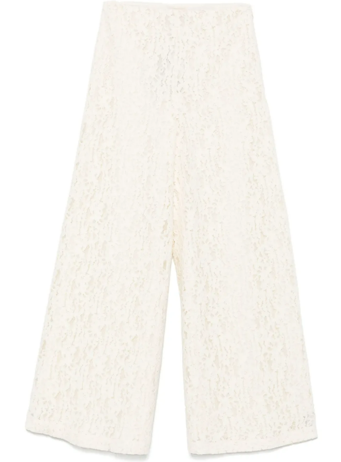 PANTALONI IN PIZZO FLOREALE