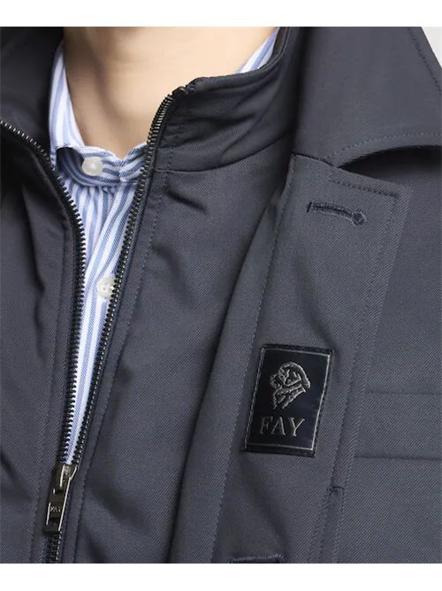 MORNING COAT CORTO IN GABARDINE TECNICO FAY | NAM13510010XLBU807U807