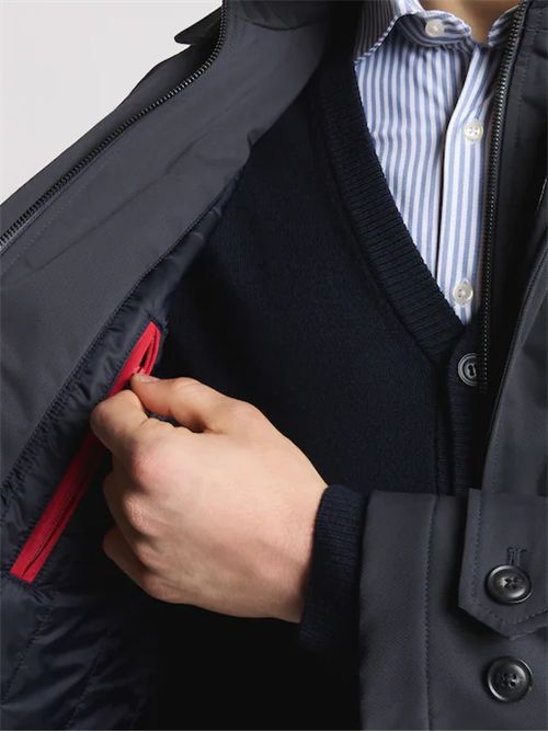 MORNING COAT CORTO IN GABARDINE TECNICO FAY | NAM13510010XLBU807U807