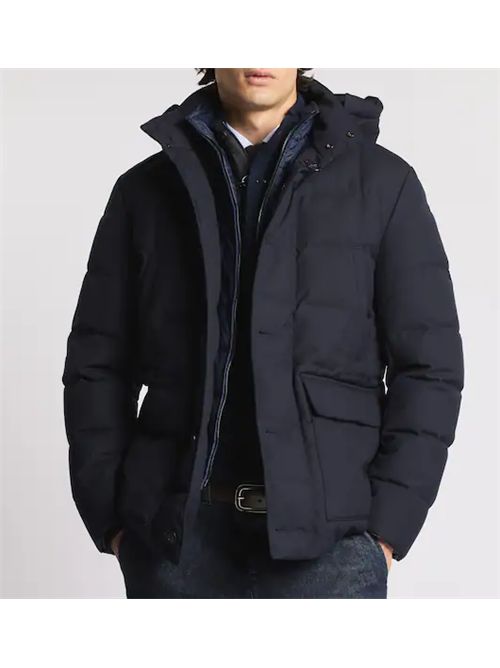 CABAN IN CANVAS MELANGE FAY | NAM36510480XOBU807U807