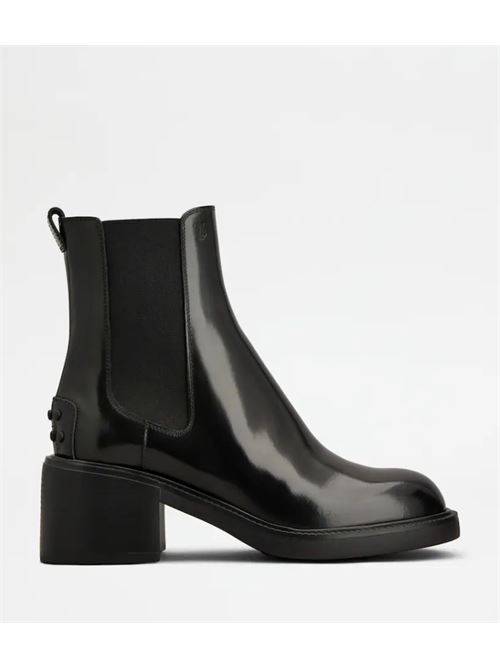LEATHER ANKLE BOOTS TODS | XXW73L0JK00AKTB999B999