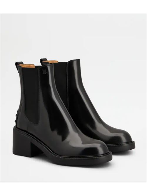 LEATHER ANKLE BOOTS TODS | XXW73L0JK00AKTB999B999