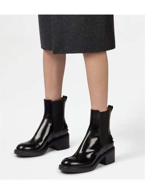 LEATHER ANKLE BOOTS TODS | XXW73L0JK00AKTB999B999
