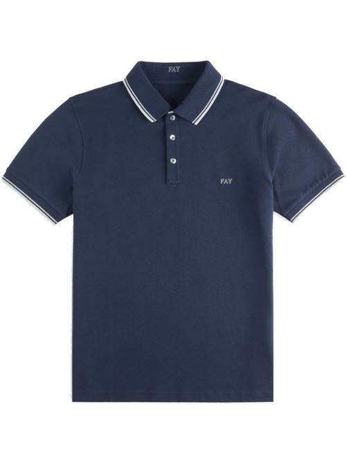 POLO DB COLLAR PIQUET FAY | NPMB250140STDWU806U806