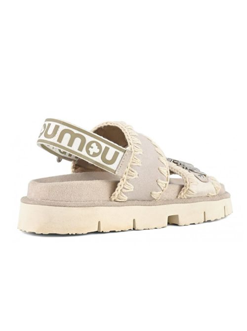 BIO SANDAL SUEDE&CANVAS MOU | MU.SW461001TCHLK
