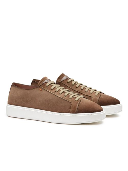 SUEDE SNEAKERS SANTONI | MBCD21571BARTAOLM21BROWN