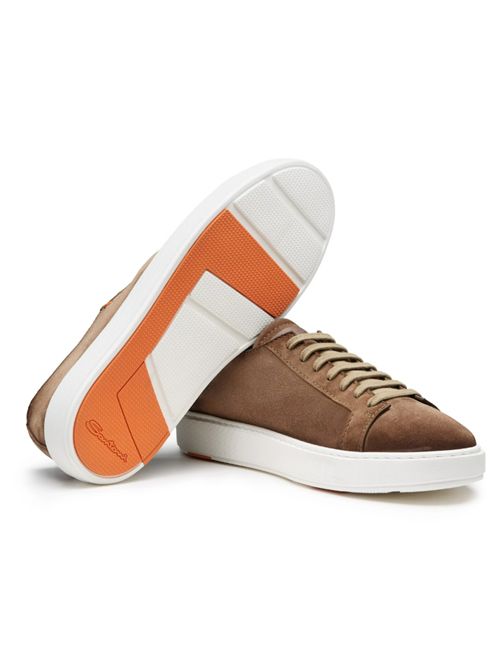 SUEDE SNEAKERS SANTONI | MBCD21571BARTAOLM21BROWN