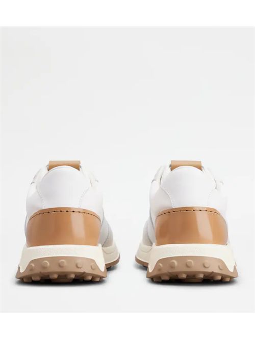 SNEAKERS IN LEATHER AND TECHNICAL FABRIC TODS | XXM63K0GT80R080DK80DK8