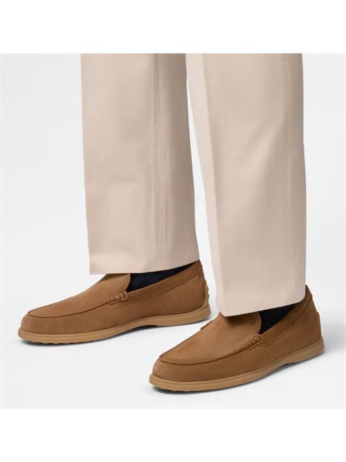 LEATHER SLIP-ON TODS | XXM78L0AJ30RE0S818S818