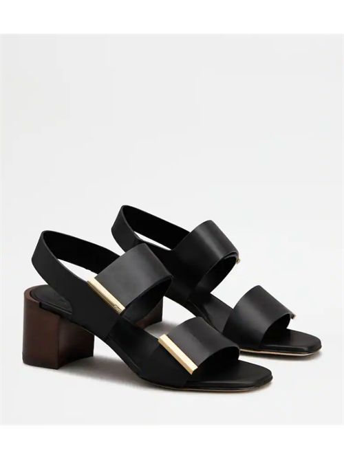 LEATHER SANDALS TODS | XXW03L0JG10N6MB999B999