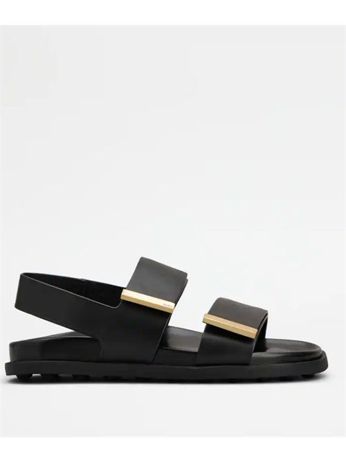 LEATHER SANDAL TODS | XXW68K0JE60N6MB999B999