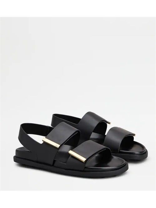 LEATHER SANDAL TODS | XXW68K0JE60N6MB999B999