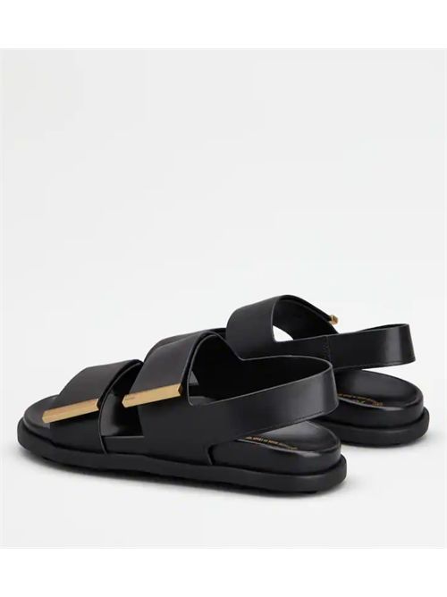 LEATHER SANDAL TODS | XXW68K0JE60N6MB999B999