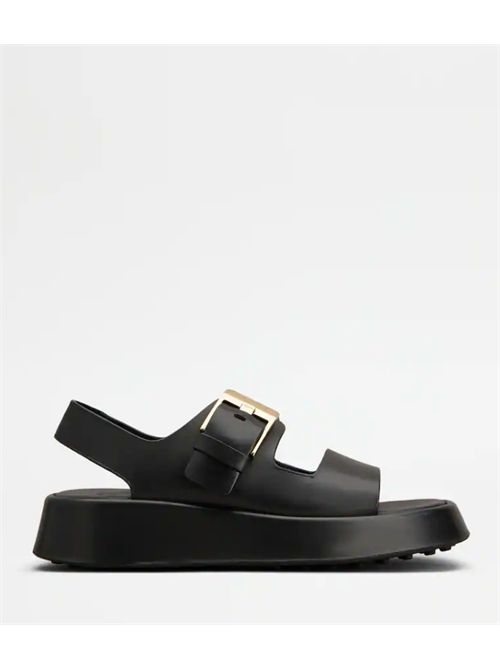 LEATHER SANDALS TODS | XXW95L0KA50N6MB999B999