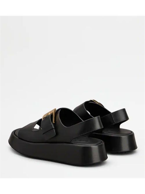LEATHER SANDALS TODS | XXW95L0KA50N6MB999B999